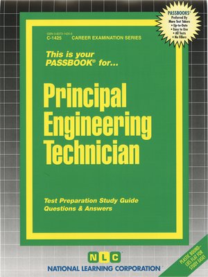 cover image of Principal Engineering Technician